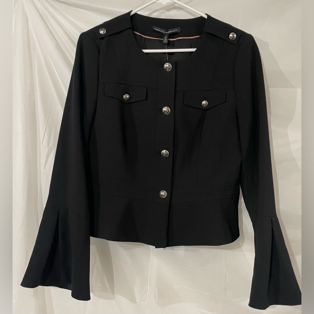 White House Black Market Black Blazer with Flared Sleeves
Size 10 - Picture 4 of 8